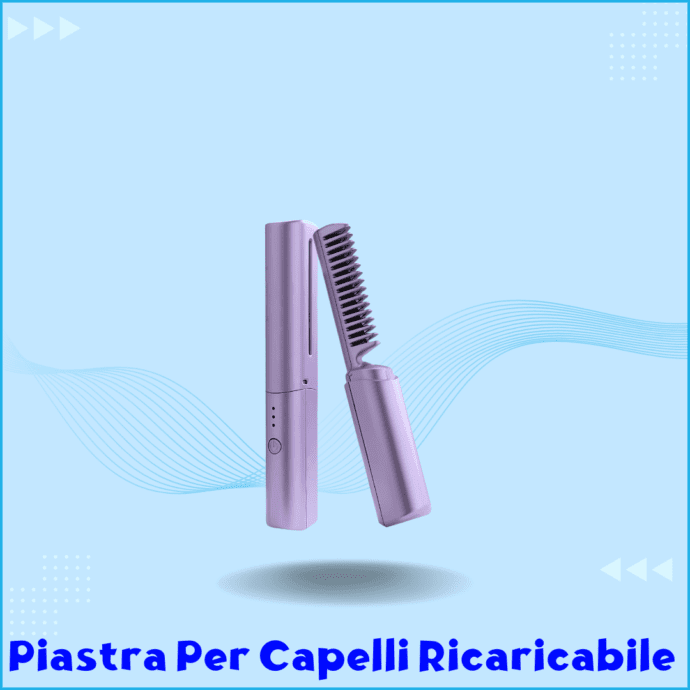 Mini Piastra Per Capelli Ricaricabile
