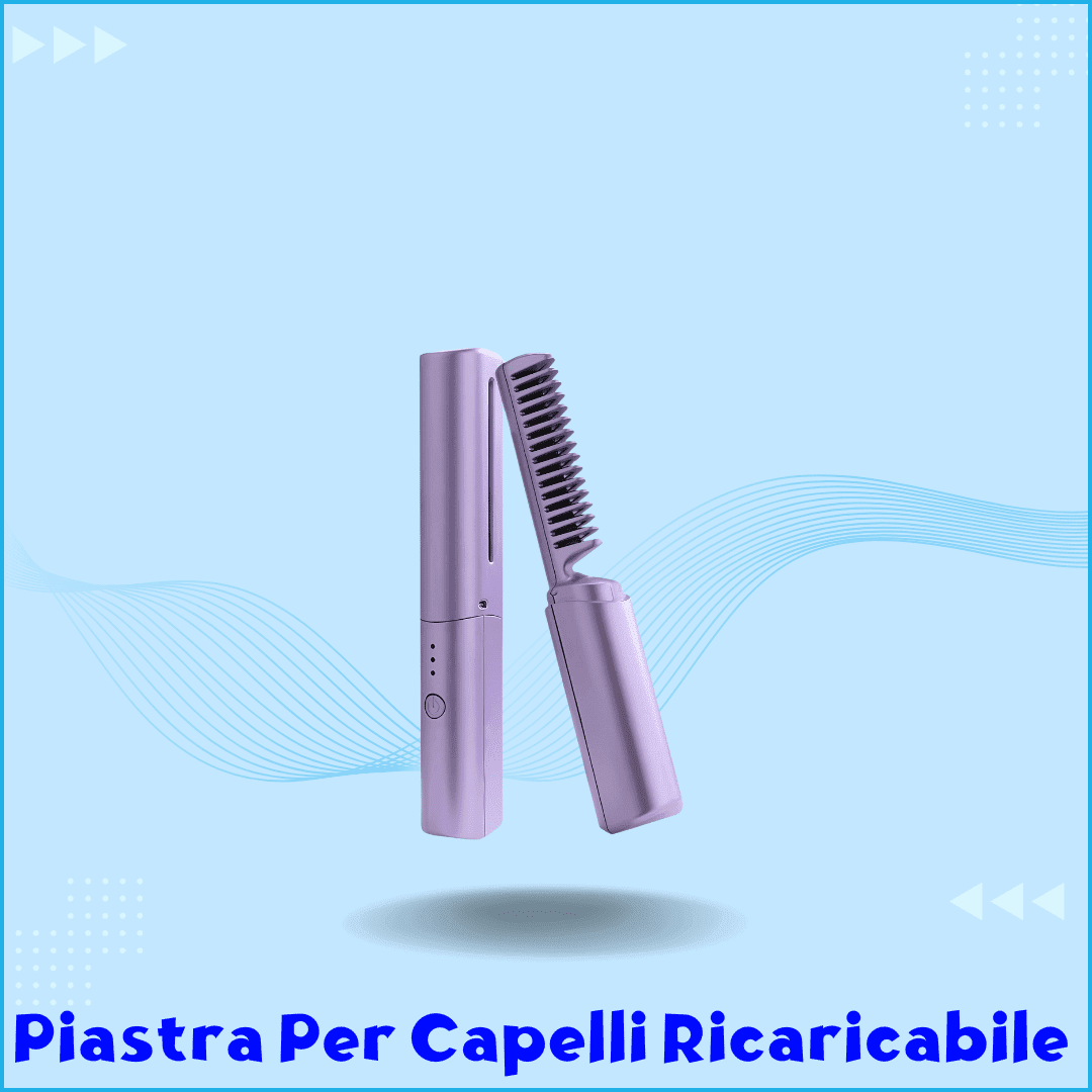 Mini Piastra Per Capelli Ricaricabile